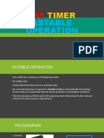 Astable Operation of 555 Timer