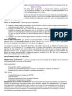 Trasplante de Células Madre, Progenitoras O Hematopoyéticas (Trasplante de Médula Ósea)