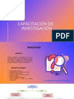 Capacitación de Investigación