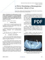 Hydatidose of The Pelvis Simulating A Hemangioma: A Rare Location: About A Case