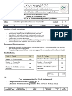 Examen de Fin de Formation (Epreuve Synthèse)