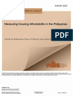 Measuring Housing Affordability in The Philippines