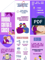 Folleto Día Mundial Contra El Cáncer