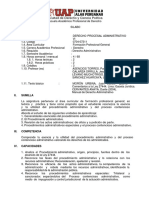 Derecho Procesal Administrativo