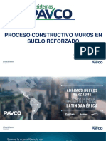 Proceso Constructivo Muros en Suelo Reforzado: Ing. Civil. Julian Gonzalo Gomez Cel: 3123320088