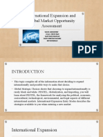 International Expansion and Global Market Opportunity Assessment