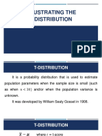 Illustrating The T Distribution