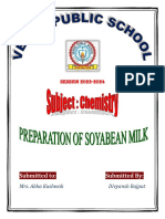 Preparation of Soyabean Milk