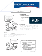 La Sinonimia: I. Etimología