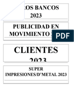 Otros Bancos 2023 Publicidad en Movimiento 2023: Clientes 2023