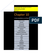 In These Spreadsheets, You Will Learn How To Use The Following Excel Functions