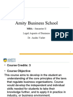 Amity Business School: MBA - Semester II