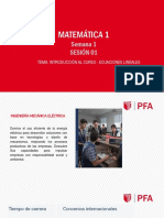 01-SESIÓN 01 PPT-INTRODUCCIÓN - ECUACIONES LINEALES - Clase 2022-1