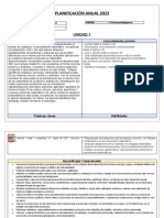 Planificacion Matematicas 2º Basico 2023