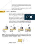 Cutting Operations: Chapter 19/sheet Metalworking