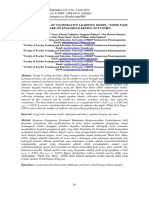 Implementation of Cooperative Learning Model "Think Pair and Share On English Learning Outcomes