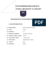 Informe Cuarto Ciclo Practicas