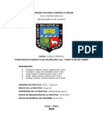 Equilibrio Químico, KPS, Efecto Ion Común - QG-G4-VIERNES 8-10 - 00 AM