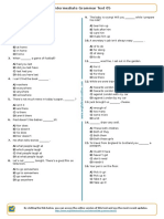 1566 - Intermediate Grammar Test 05