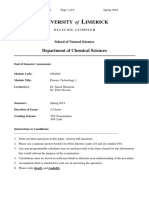 CH4404 Process Technology 1 