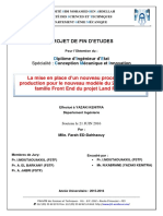 Projet de Fin D'Etudes