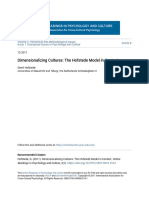 Dimensionalizing Cultures - The Hofstede Model in Context