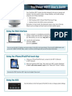 Tracvision Hd11 User'S Guide: Using The Web Interface