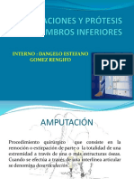 Amputaciones y Prótesis de Miembros Inferiores