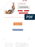 Crystal Structure: B. Tech, (CSE)