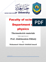 Thermoelectric Materials