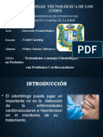 Tratamiento Odontologico en Pacientes Cardiovasculares