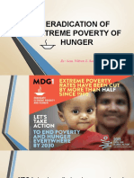 Eradication of Extreme Poverty of Hunger