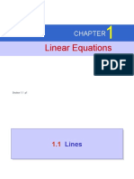 Linear Equations: Section 1.1 p1