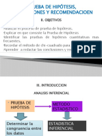 Prueba de Hipótesis, Conclusiones Y Recomendacioen