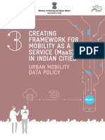 Urban Mobility Data Policy