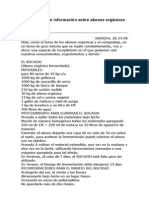 Recopilación de Información Sobre Abonos Orgánicos y Compostaje