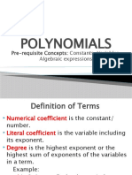 POLYNOMIALS