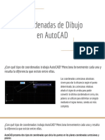 Coordenadas de Dibujo en Autocad