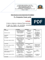 PROGRAMA DAS EXIQUIÁS FÚNEBRES - Actualizado - Pe. Benjamim - 2023