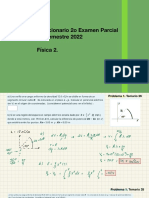 Solucionario 2o Examen Parcial 2o Semestre 2022 Física 2