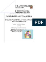 Contabilidad Financiera: Universidad Autónoma de Nuevo León Facultad de Contaduría Publica Y Administración