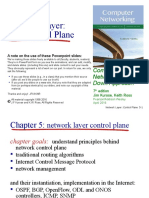 Network Layer: The Control Plane: Computer Networking: A Top Down Approach