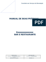 Modelo MBPF para Bares e Restaurantes Comerciais