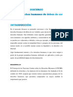 Los Derechos Humanos No Deben de Ser Violados