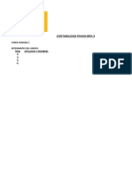 Contabilidad Financiera 3: Tarea Semana 3 Integrantes Del Grupo: Ítem Apellidos Y Nombres