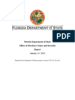 Florida Department of State Office of Election Crimes and Security