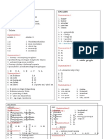 FOURTH QUARTER Answer KEY