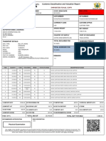 Customs Classification and Valuation Report: Importer Final