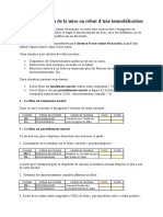 Comptabilisation de La Mise Au Rebut D'une Immobilisation