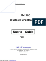 User's Guide: Bluetooth GPS Receiver